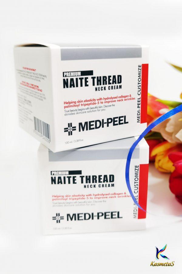 Peptydowy krem na szyję i dekolt Medi Peel Naite Thread Neck Cream 11