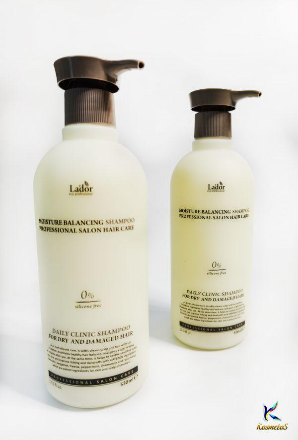 Bezsilikonowy Szampon nawilżający La'dor Moisture Balancing Shampoo 3