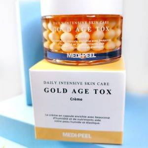 Przeciwzmarszczkowy krem kapsułkowy z ekstraktem ze złotego jedwabnika Medi-Peel Gold Age Tox Cream 1