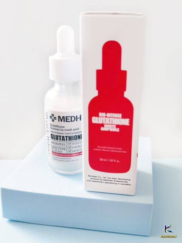 Rozświetlające serum ampułkowe z glutationem Medi-Peel Bio-Intense Gluthione 600 White Ampoule 3