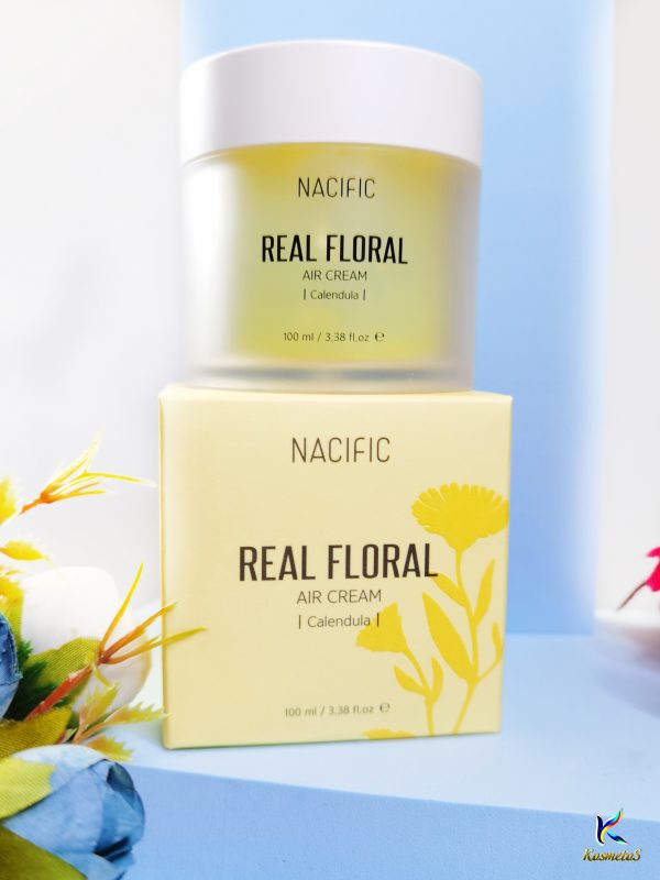 Lekki żel-krem z płatkami nagietka NACIFIC Real Floral Air Cream Calendula 1