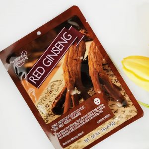 May Island Red Ginseng Real Essence Mask Pack 25ml 2