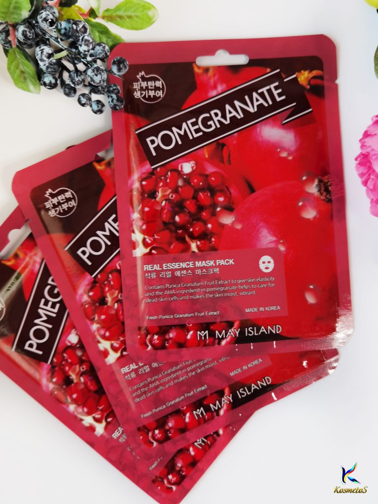 May Island Pomegranate Real Essence Mask Pack 1