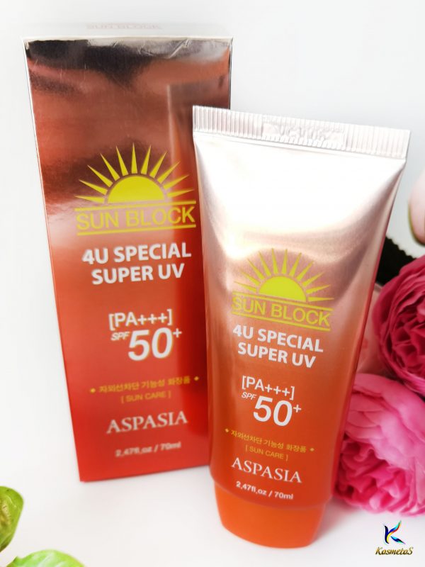 Aspasia Sun Block 4U Special Super UV PA+++ SPF50+ 2