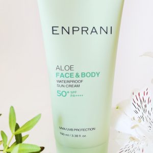 Enprani Aloe Face & Body Waterproof Sun Cream SPF50+ PA++++ 2